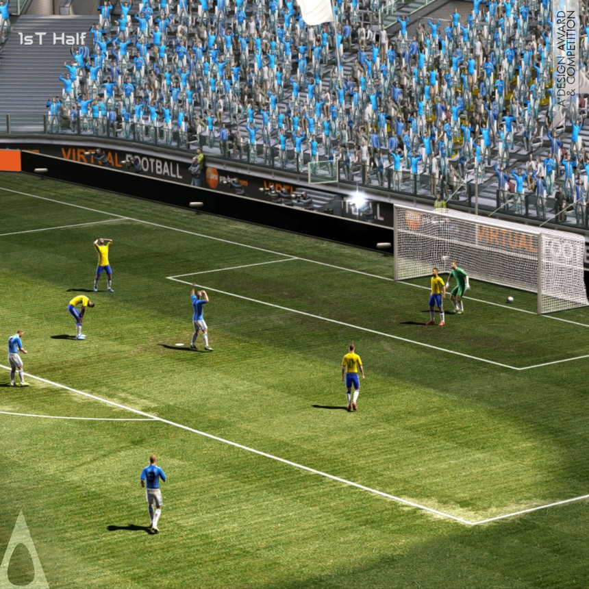 Bronze Computer Graphics, 3D Modeling, Texturing, and Rendering Design Award Winner 2016 Media Stream Virtual Sports - Football Virtual Football Game 