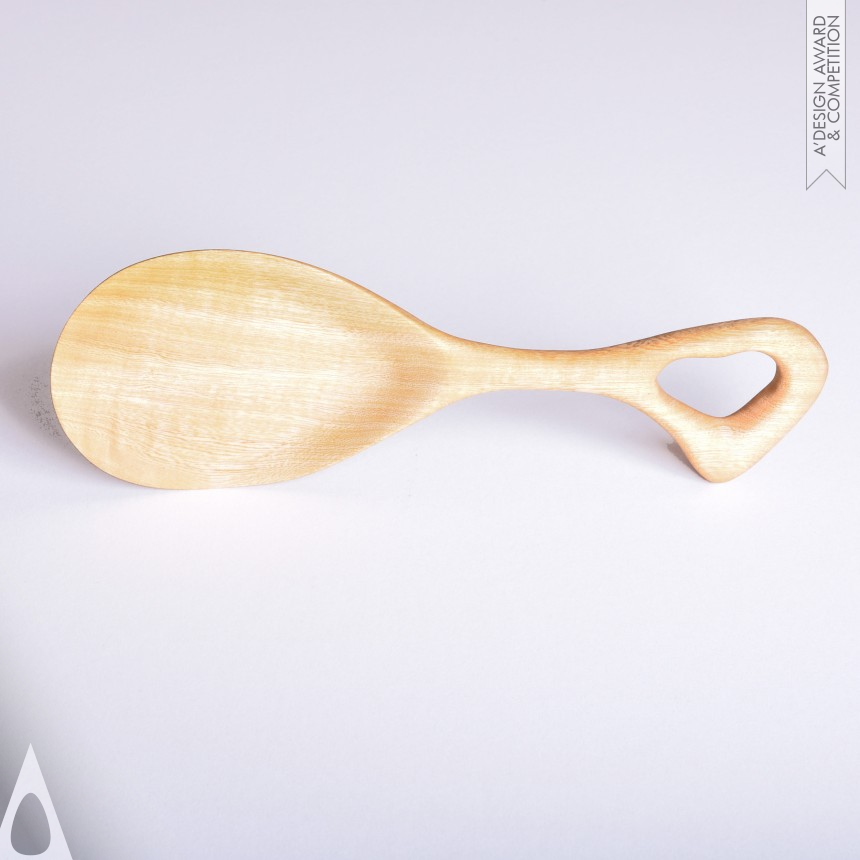 Wooden spoon designed by Seyyedeh Shadi Ghoreishi