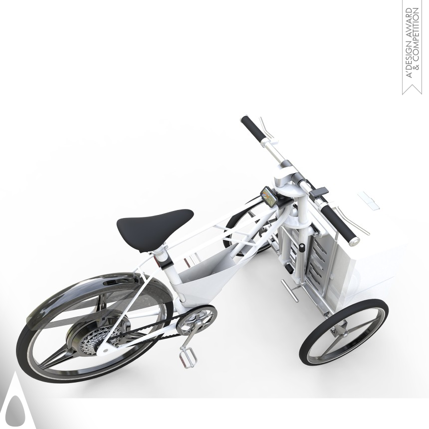 Peng Zhan's Cargob Urban Eco-Bicycle Two in one eco-bike