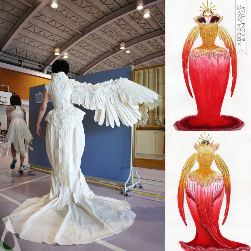 Kelly Ng Hiew Mui's Fire Bird Stage costume 