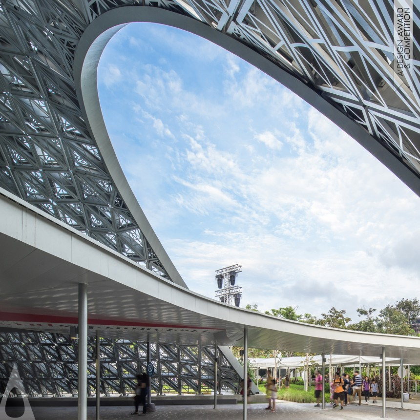 Platinum Architecture, Building and Structure Design Award Winner 2016 The Future of Us Exhibition Pavilion 