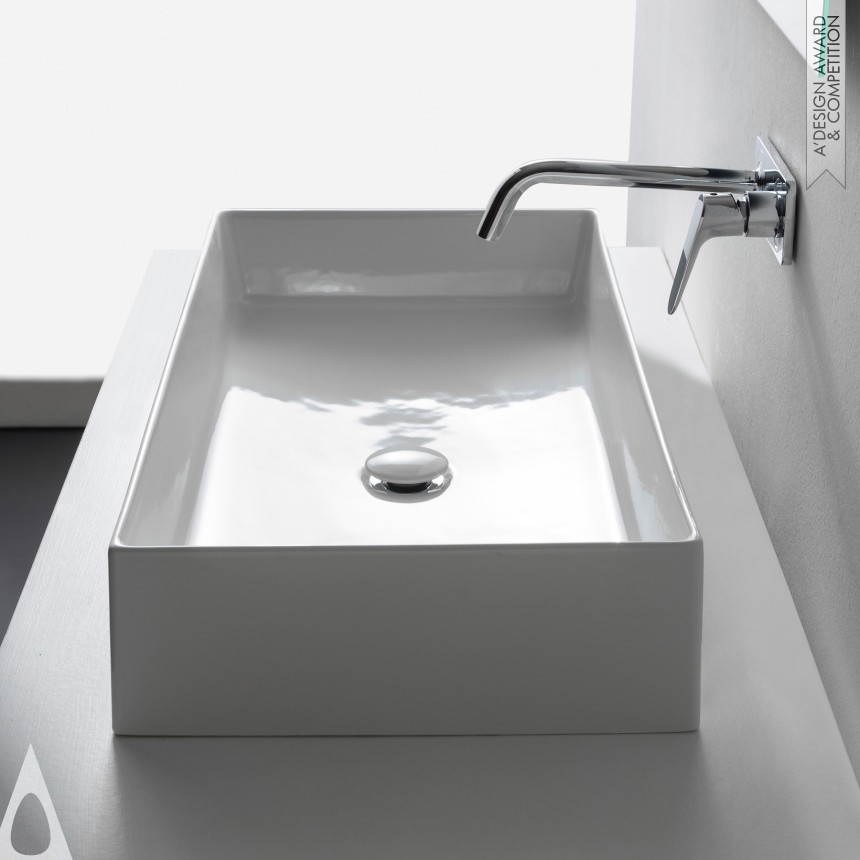 Bronze Bathroom Furniture and Sanitary Ware Design Award Winner 2016 Teorema 2.0 80 Wash basin 