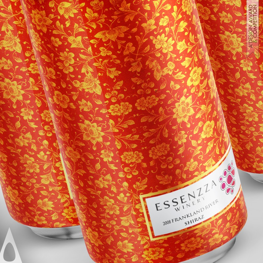 Essenzza Shiraz Wine - Silver Packaging Design Award Winner