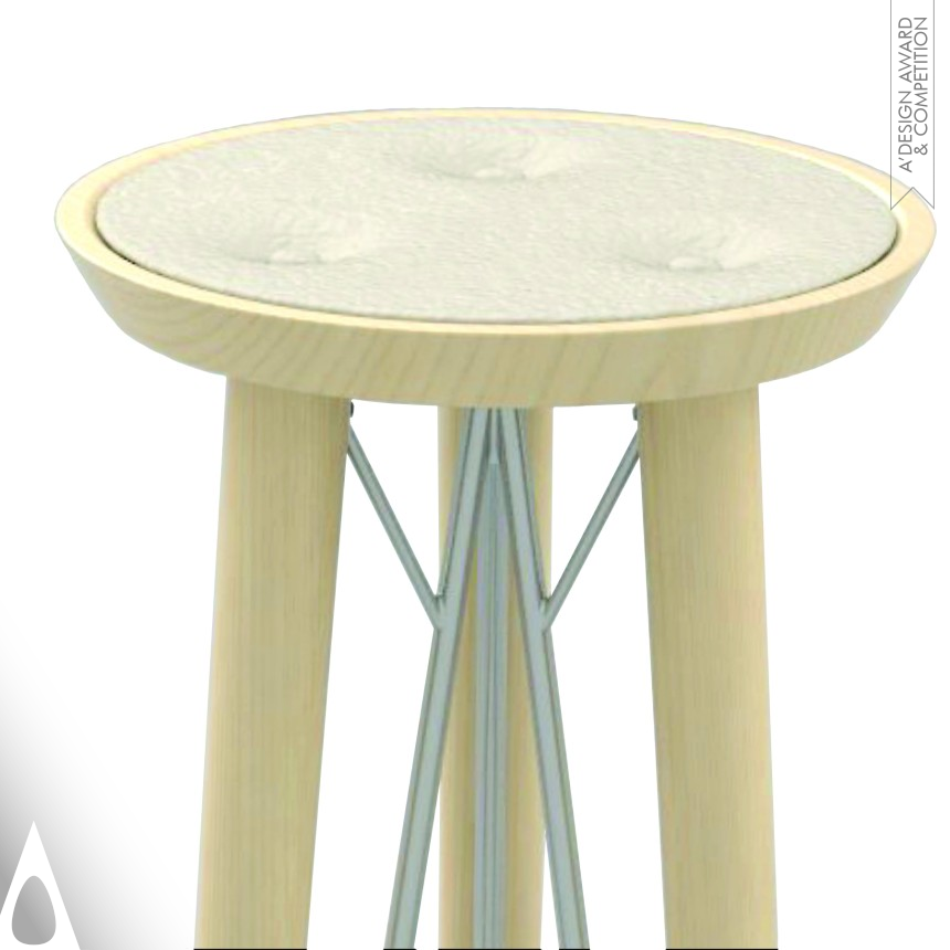 Carolina Palombo Píriz's tres Stool