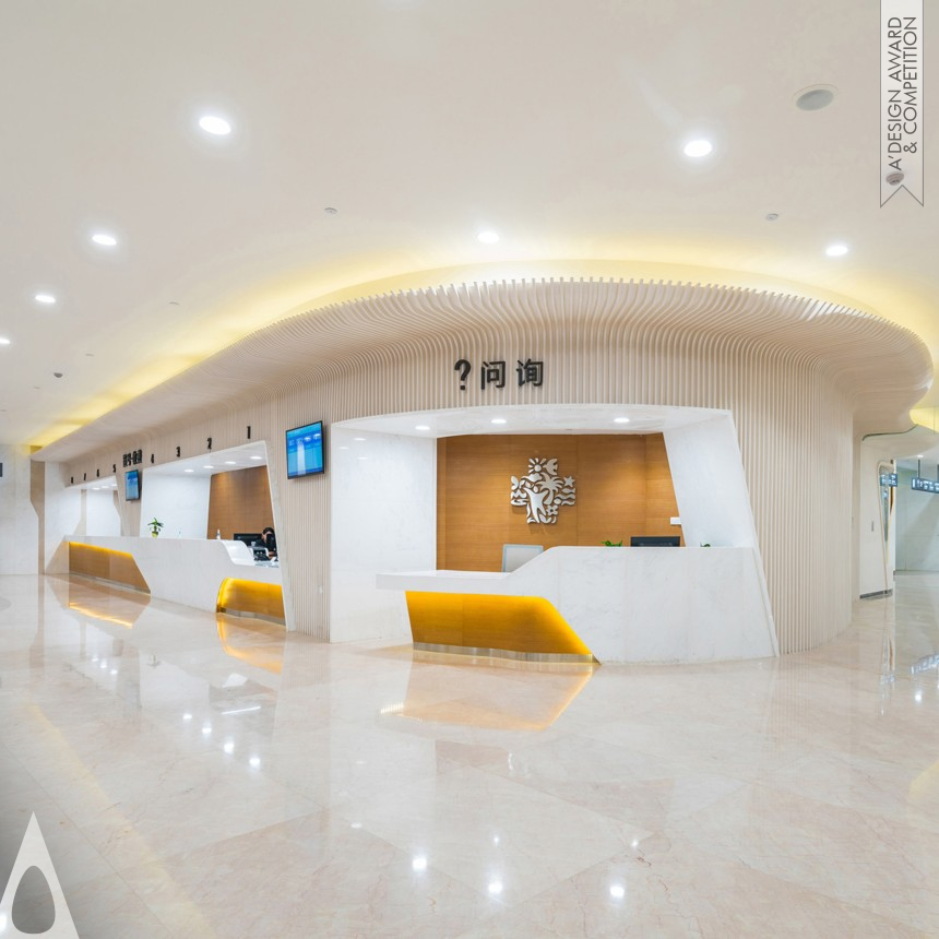 Silver Interior Space and Exhibition Design Award Winner 2017 Hainan Cancer Hospital Cancer Hospital 