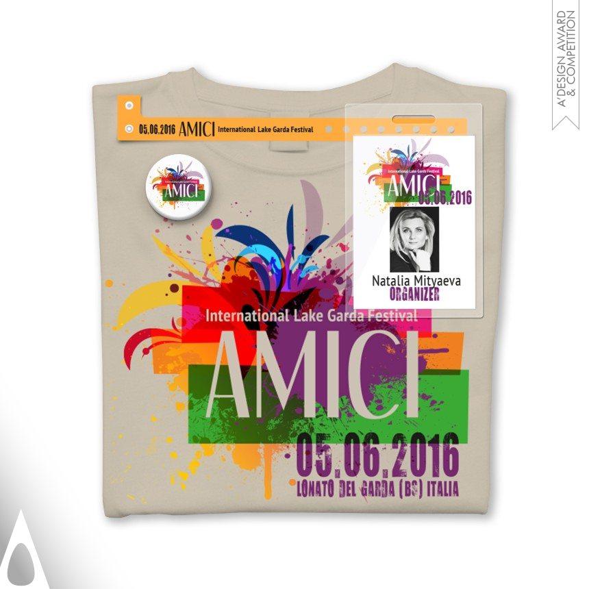 Ekaterina Ezhova's AMiCi International Lake Garda Festival Corporate Identity