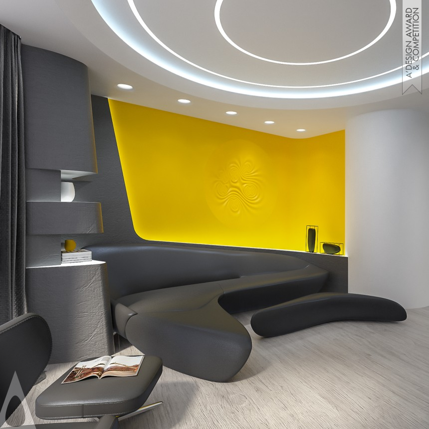 Studio apartment dynamic space - Bronze Interior Space and Exhibition Design Award Winner