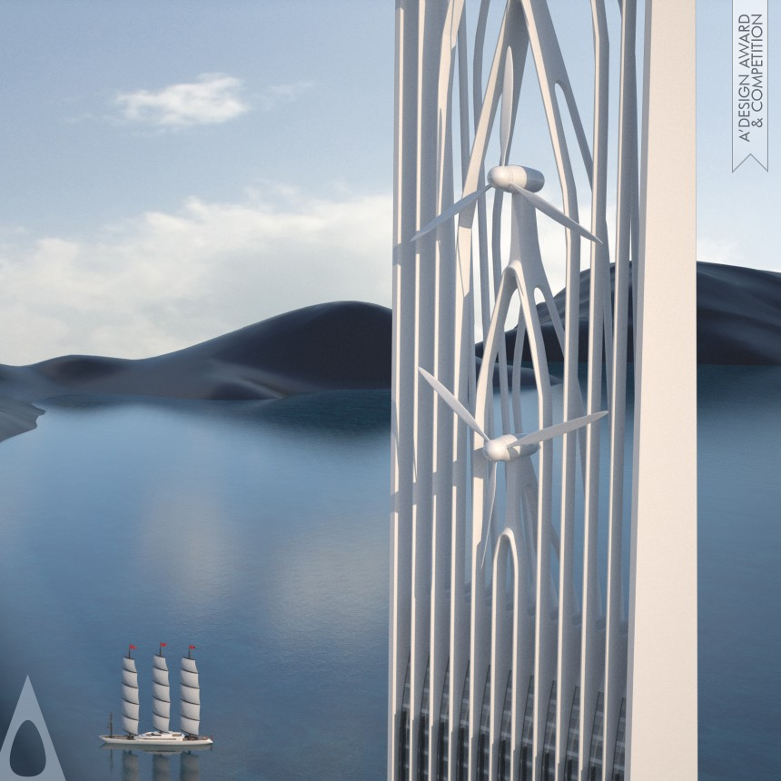 Waterfall Towers designed by Nikolaos Karintzaidis