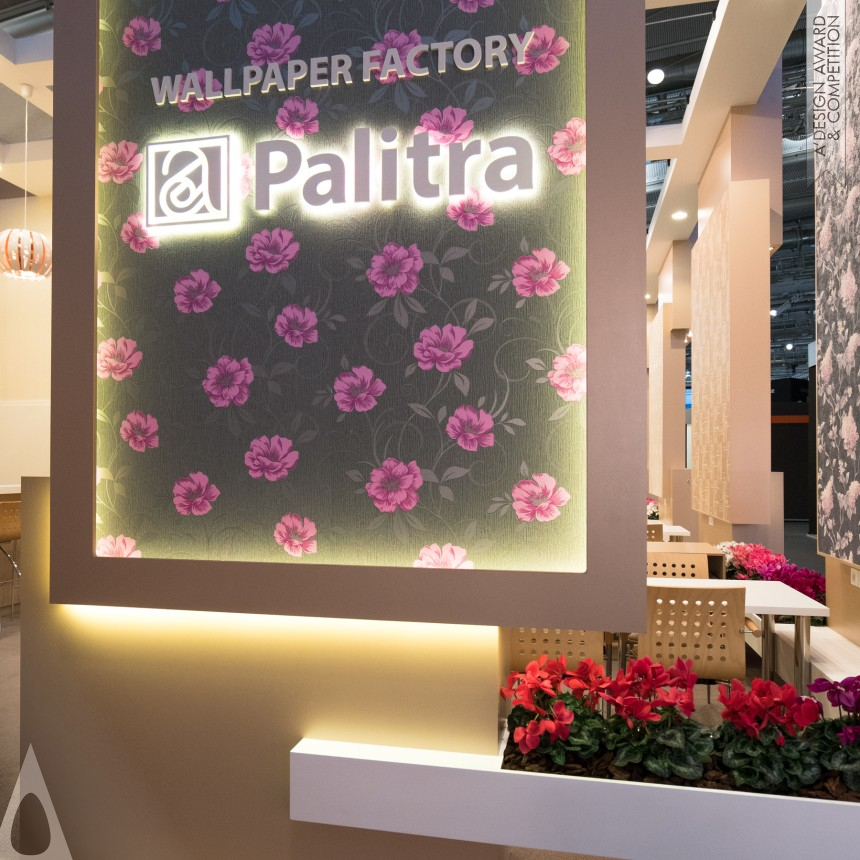 Exhibition Stand Palitra designed by Viktor Bilak