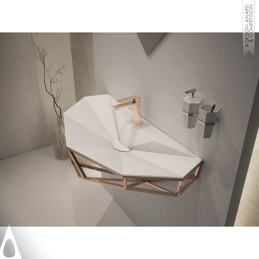 Berk Aril's Diamond Wall Mounted Sinks