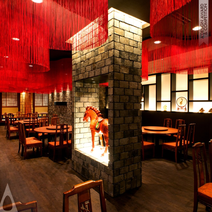 Silver Interior Space and Exhibition Design Award Winner 2017 Pekin Kaku Chinese Restaurant 