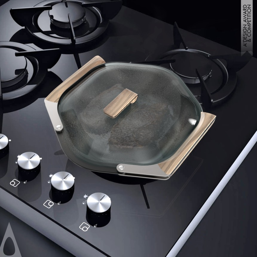 Spider Pan - Silver Bakeware, Tableware, Drinkware and Cookware Design Award Winner