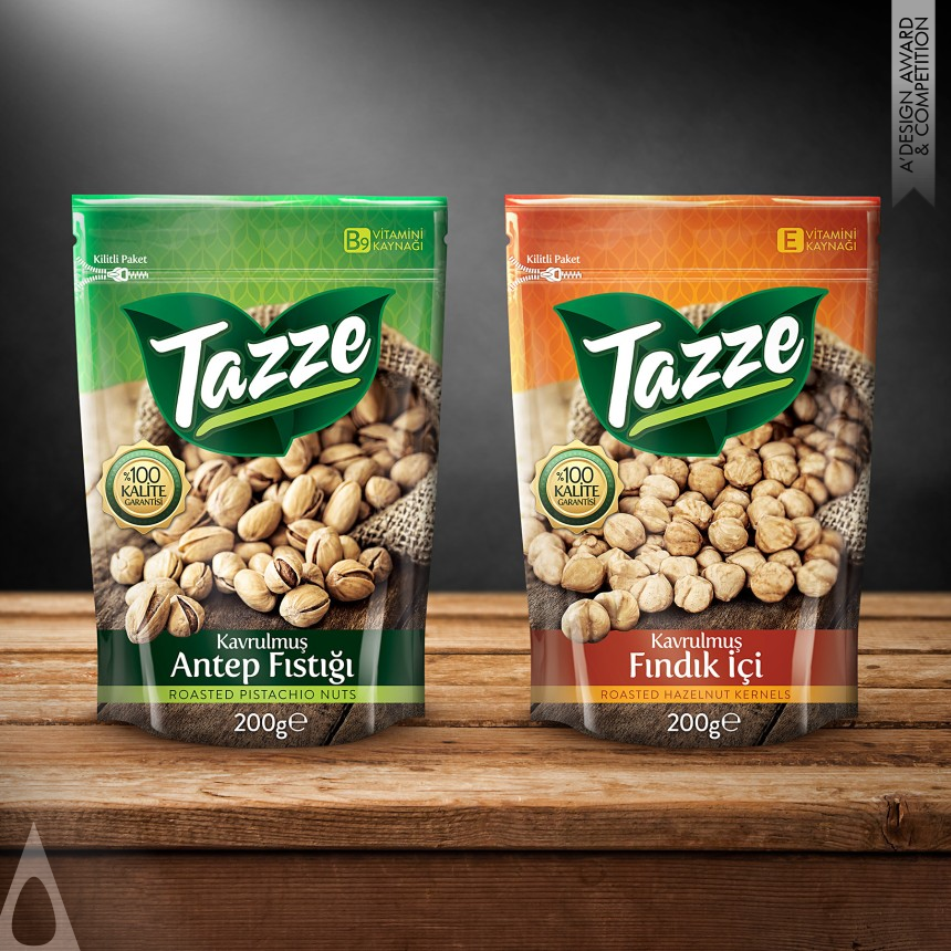 Silver Packaging Design Award Winner 2017 Tazze Nuts, dried fruits 