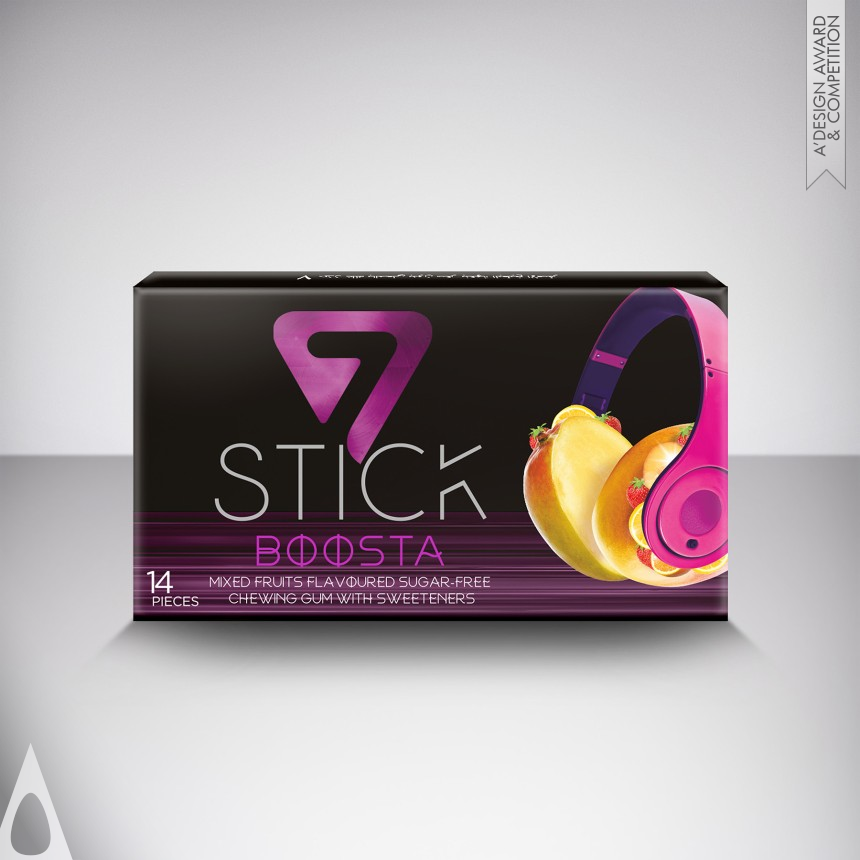 Iron Packaging Design Award Winner 2017 7 Stick Chewing Gum 