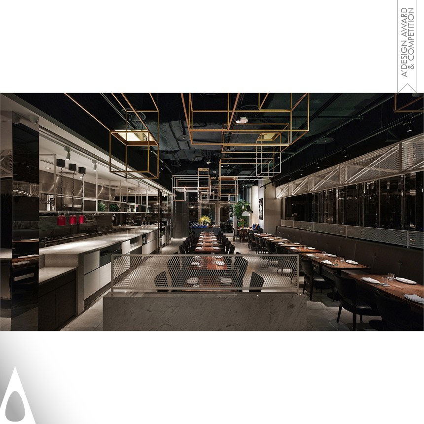 Silver Interior Space and Exhibition Design Award Winner 2017 Osteria by angie Restaurant 