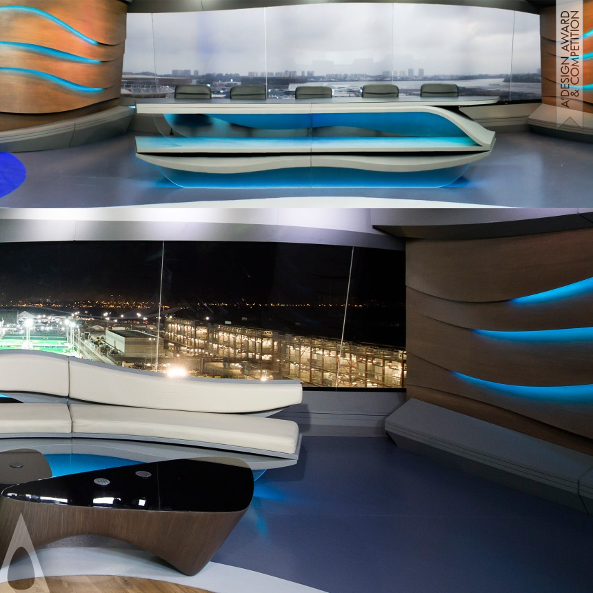 Letícia Vorcaro - SporTV's Olympic Studios Set design 