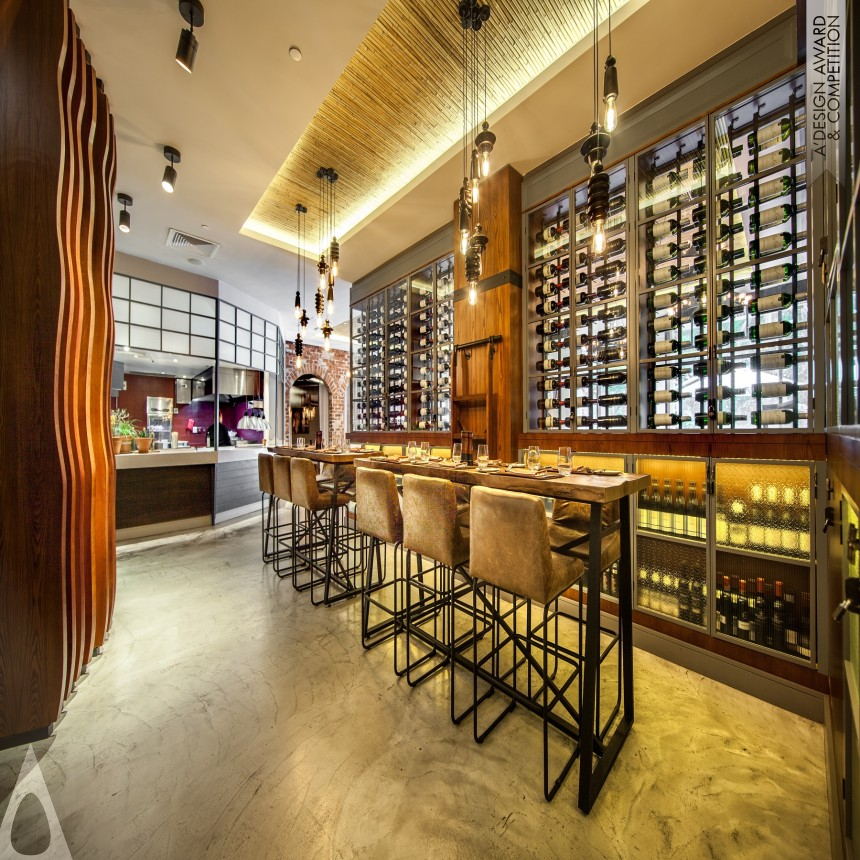 Big Easy Winebar and Grill designed by Therese Virserius and Regina Virserius