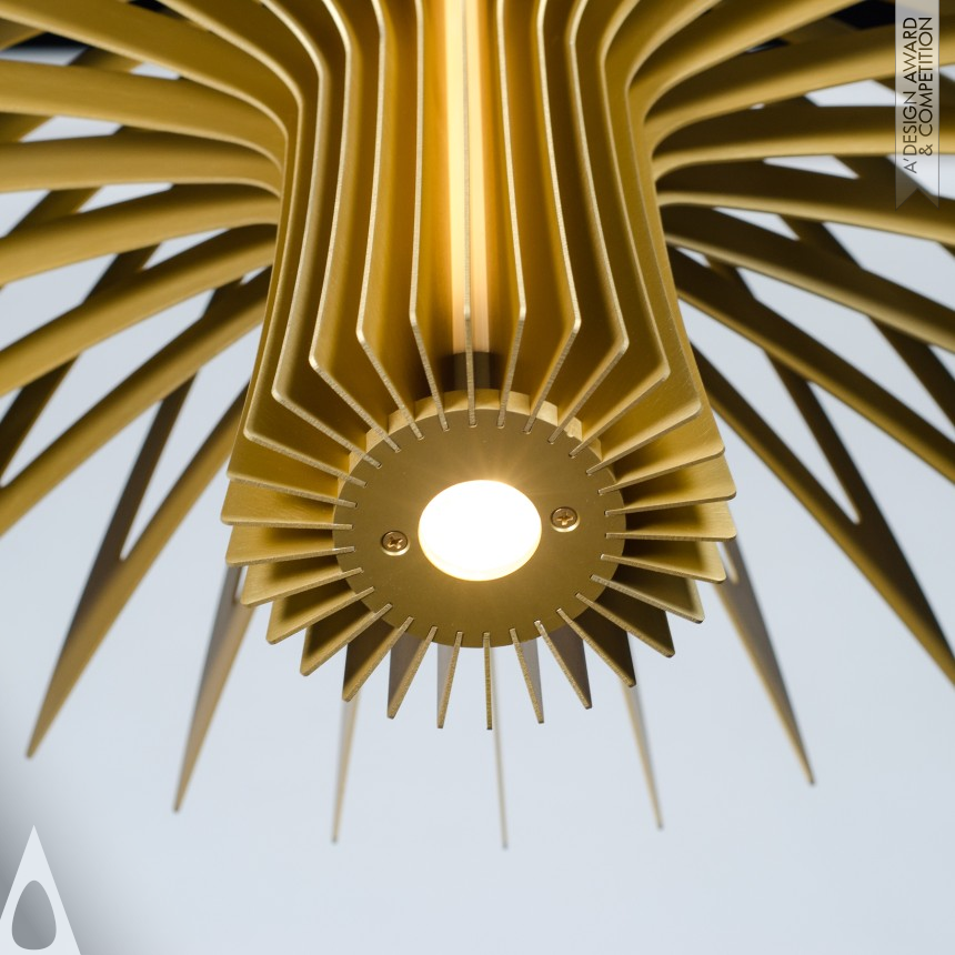 Shroom Pendant Light Fixture designed by Maurice L. Dery and Jordan N. Dery