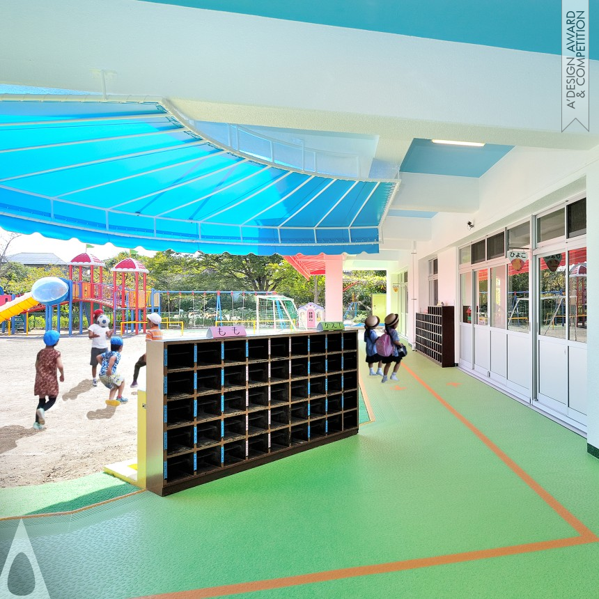 Iron Architecture, Building and Structure Design Award Winner 2017 Misora Kindergarten Renovation Kindergarten 