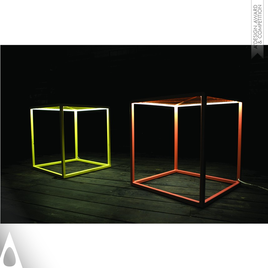 Iron Lighting Products and Fixtures Design Award Winner 2017 Sframe // Luce e Volume Outdoor Lighting Versatile Furniture 