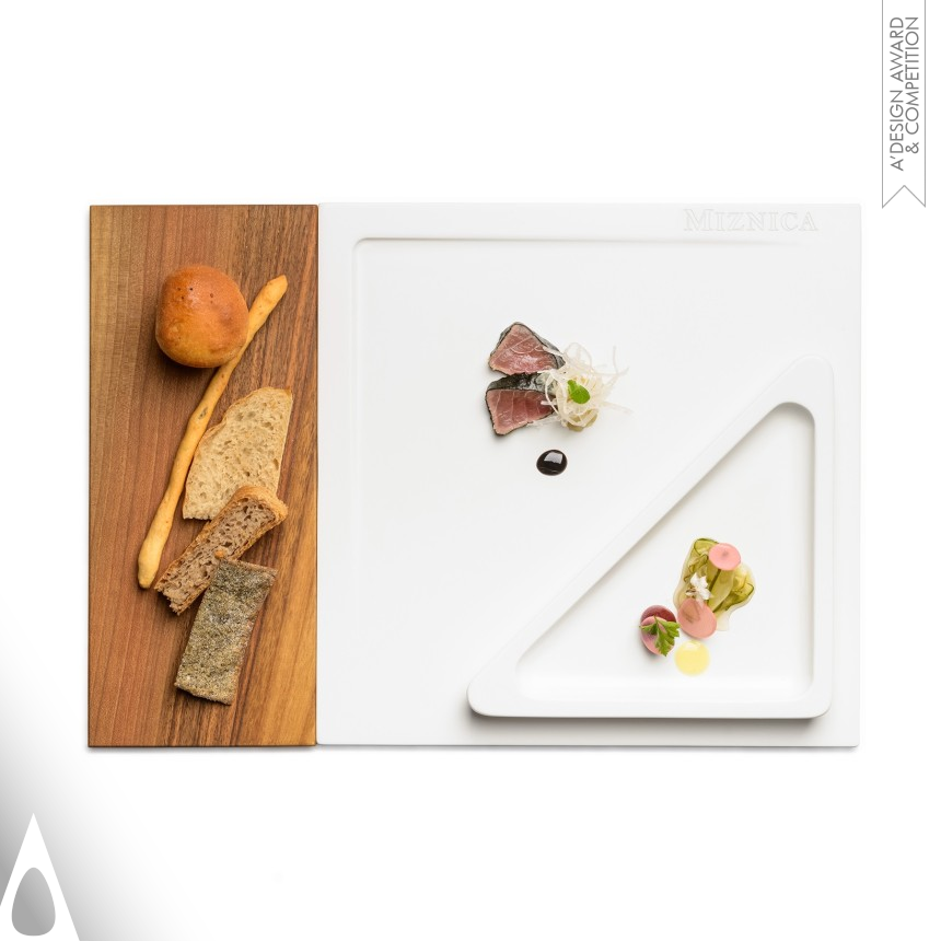 Branka Urbanija's Miznica  Set of eating plates