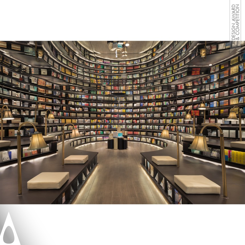 Golden Interior Space and Exhibition Design Award Winner 2017 Hangzhou Zhongshuge Bookstore Bookstore 