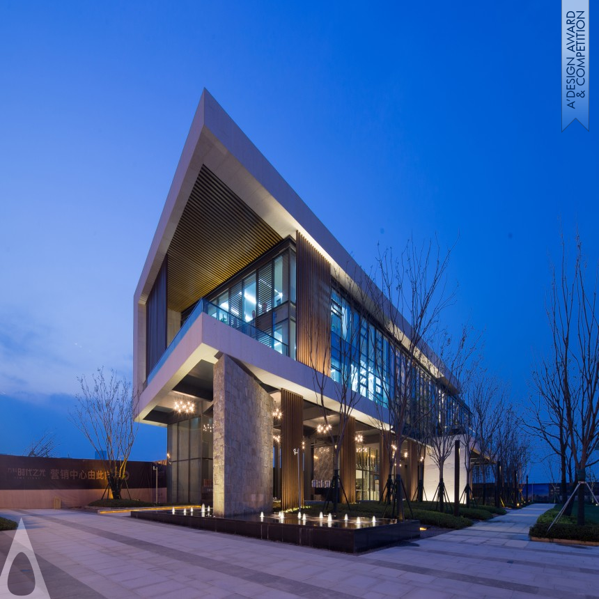 Silver Interior Space and Exhibition Design Award Winner 2017 Hefei Vanke Sales Center It is a sales center 