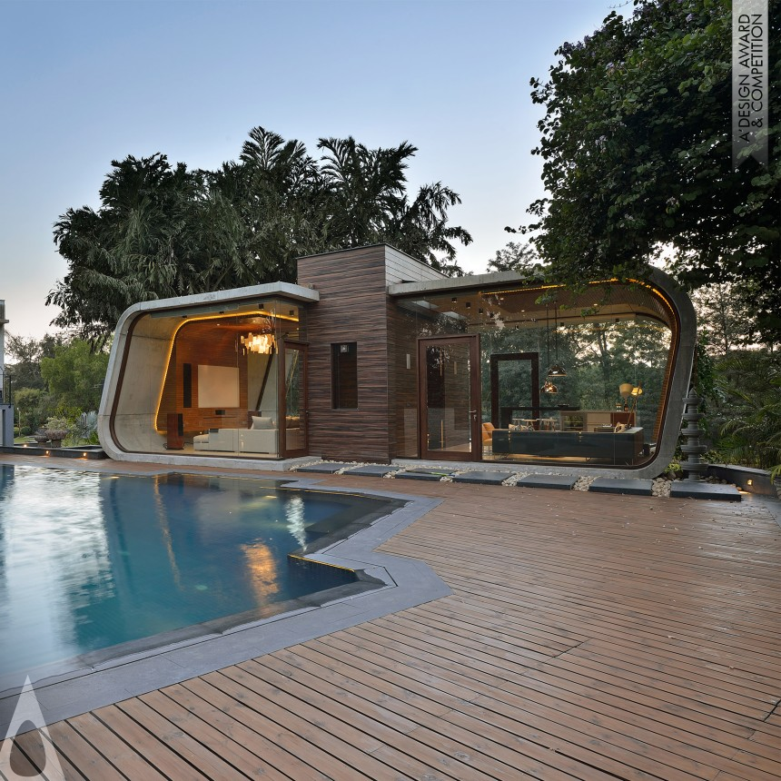 Golden Architecture, Building and Structure Design Award Winner 2017 Pool House Residential 