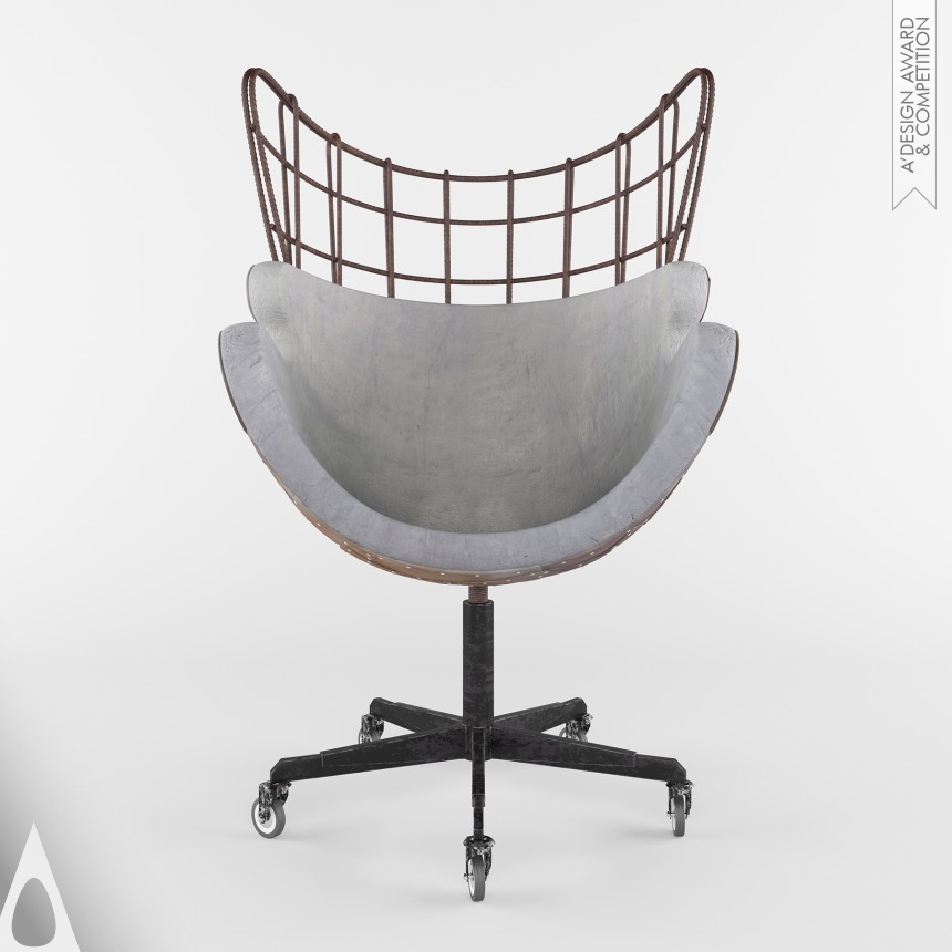 Silver Furniture Design Award Winner 2017 Egg of Concrete Chair 