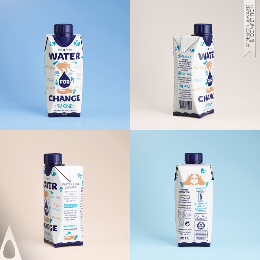 Golden Packaging Design Award Winner 2017 Water For Change Packaging 