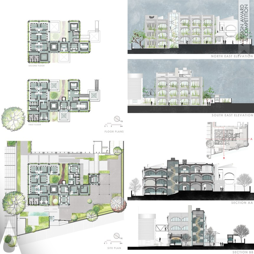 Silver Architecture, Building and Structure Design Award Winner 2017 Revival of Indian Architecture Head Quarters of An Indian Mnc 