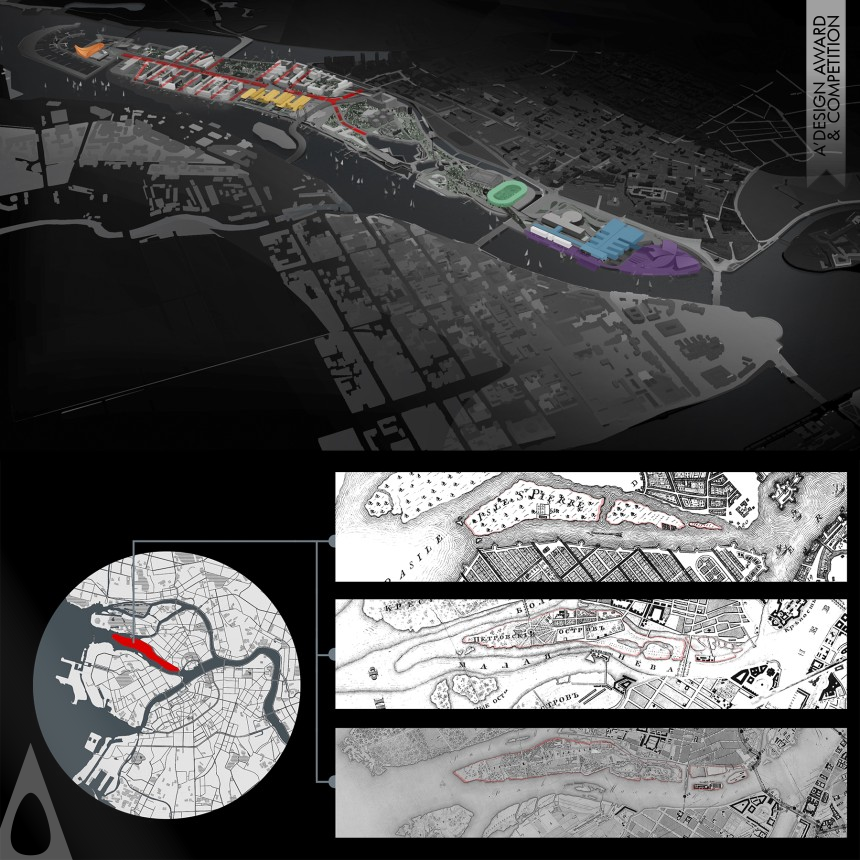 Vadim Kondrashev's Inhabited Island City Masterplan