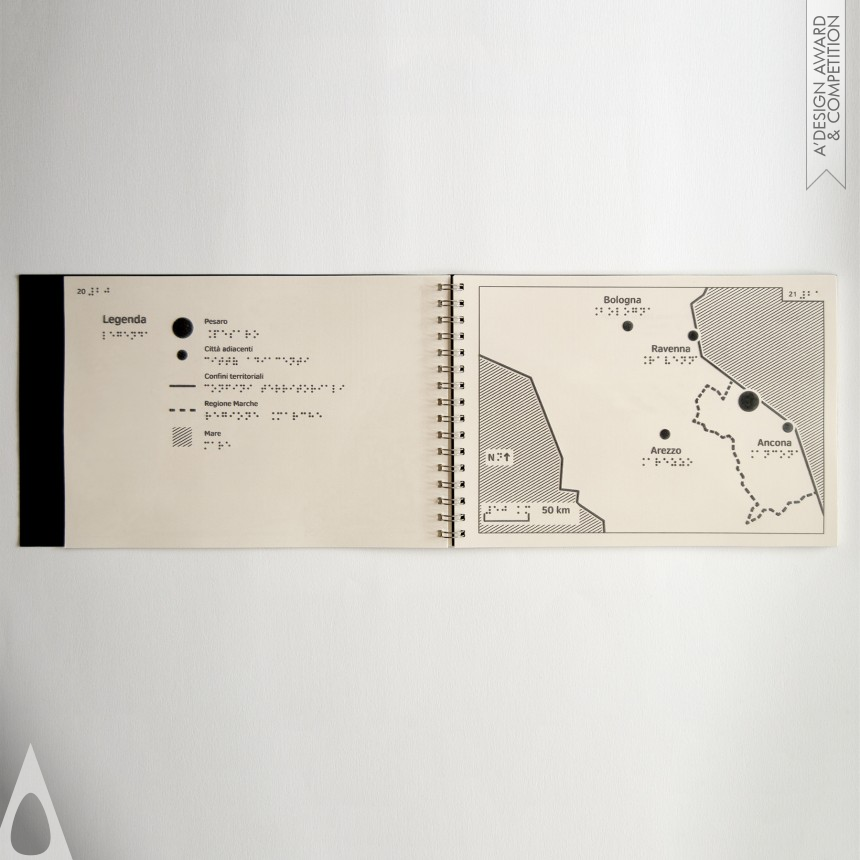 Daria Shmitko's Tactile Supports for Wayfinding Maps