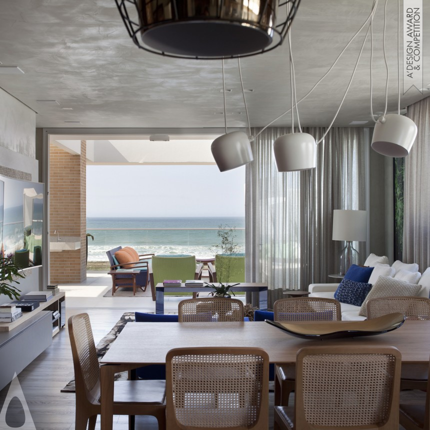 Bronze Interior Space and Exhibition Design Award Winner 2017 Campeche Beach House Summer Penthouse 