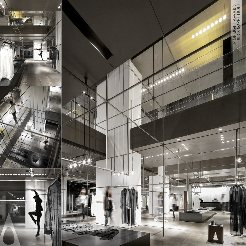 Urben Revivo Shop - Golden Interior Space and Exhibition Design Award Winner