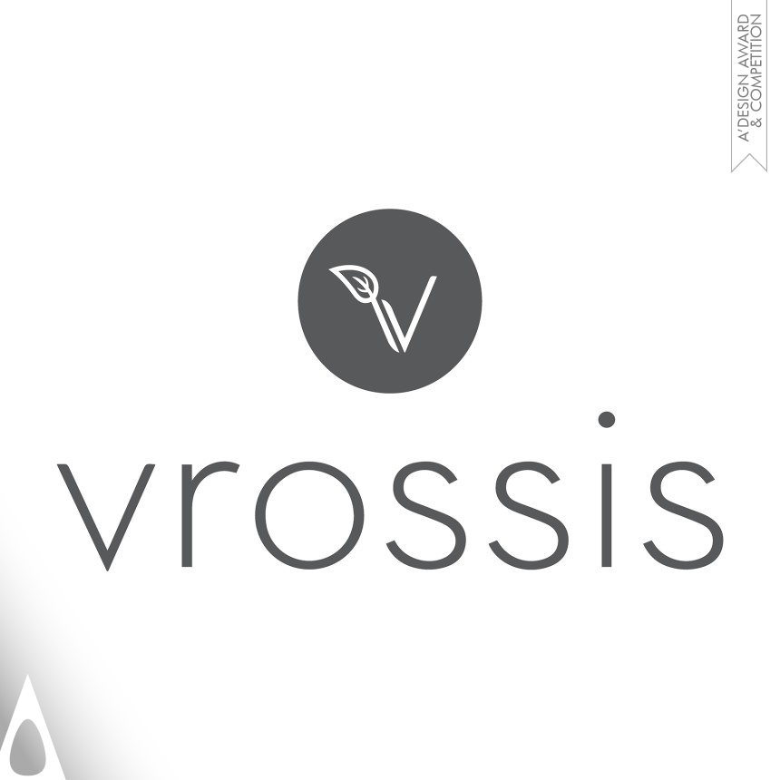 Bronze Graphics, Illustration and Visual Communication Design Award Winner 2017 Vrossis Cosmetics Logo 