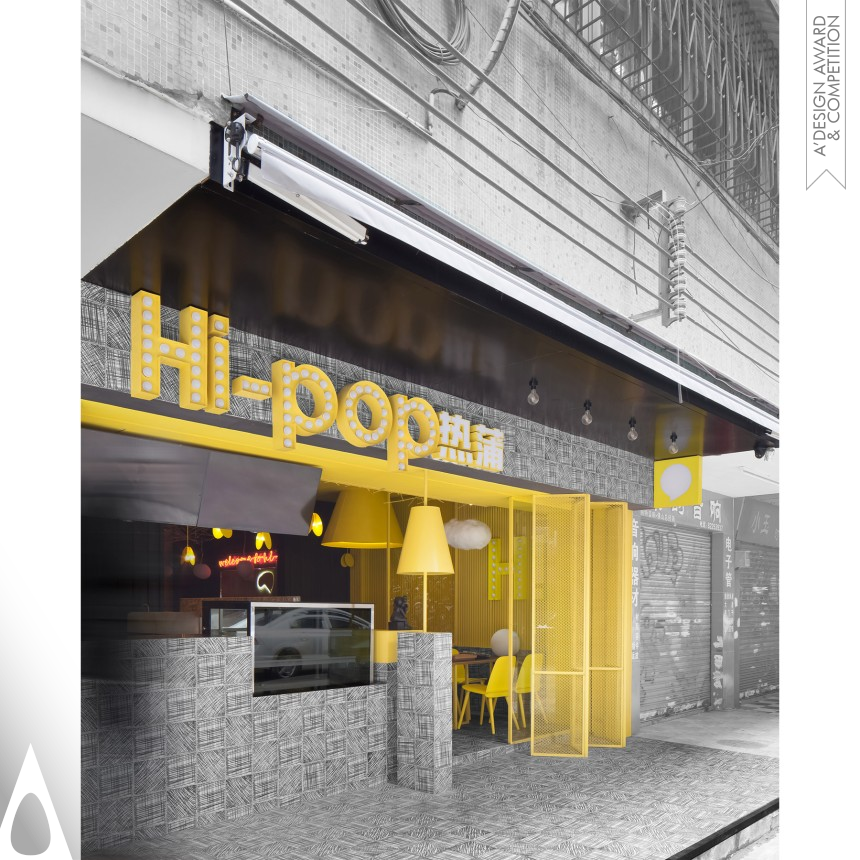 Silver Interior Space and Exhibition Design Award Winner 2017 Hi Pop Tea Concept Store Store 