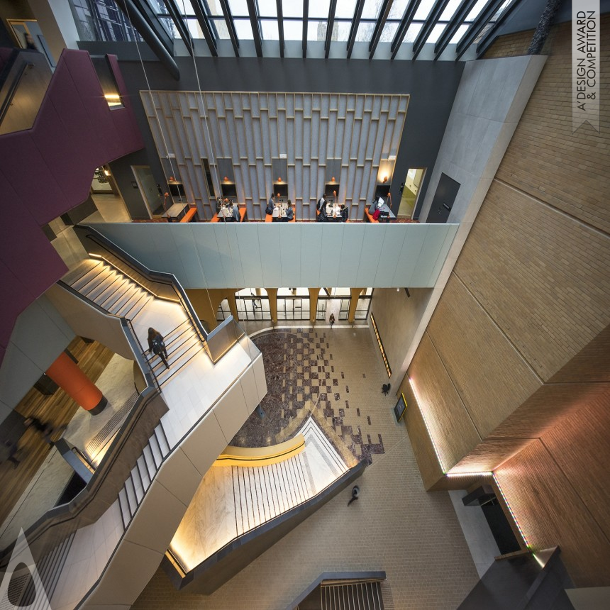 Peter Rattle's University of Melbourne - Arts West  Upholstered Acoustic Panels