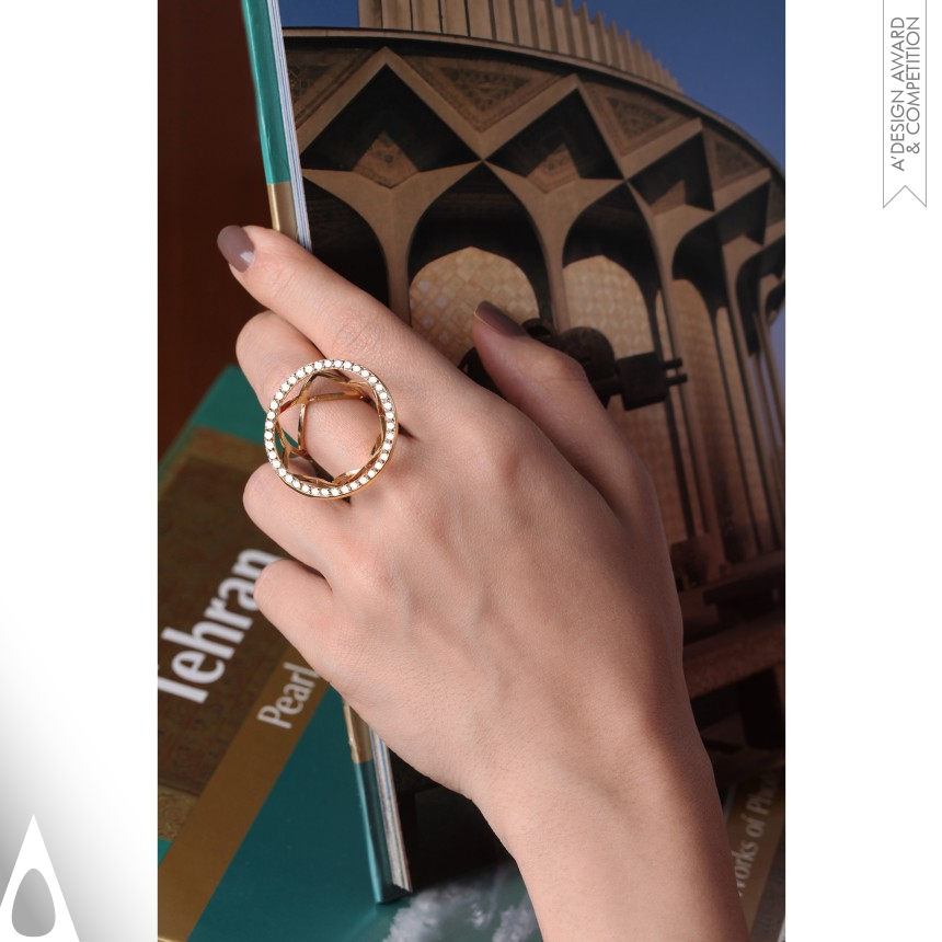 Golden Jewelry Design Award Winner 2017 Tehran City Theatre Ring 