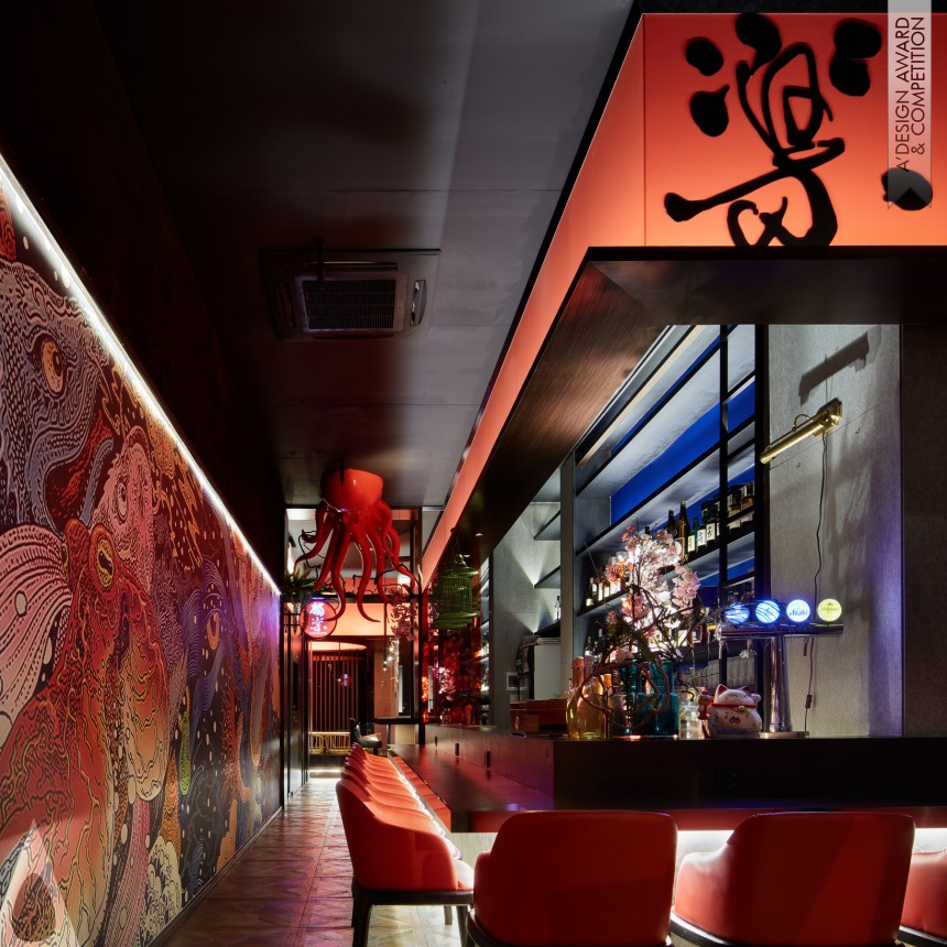 Dule Japanese Style Izakaya designed by Gao Xiong