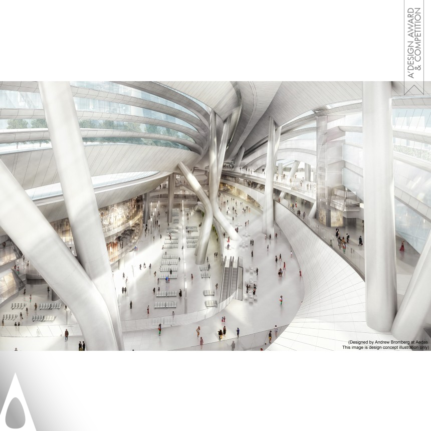 Express Rail Link West Kowloon Terminus designed by Andrew Bromberg