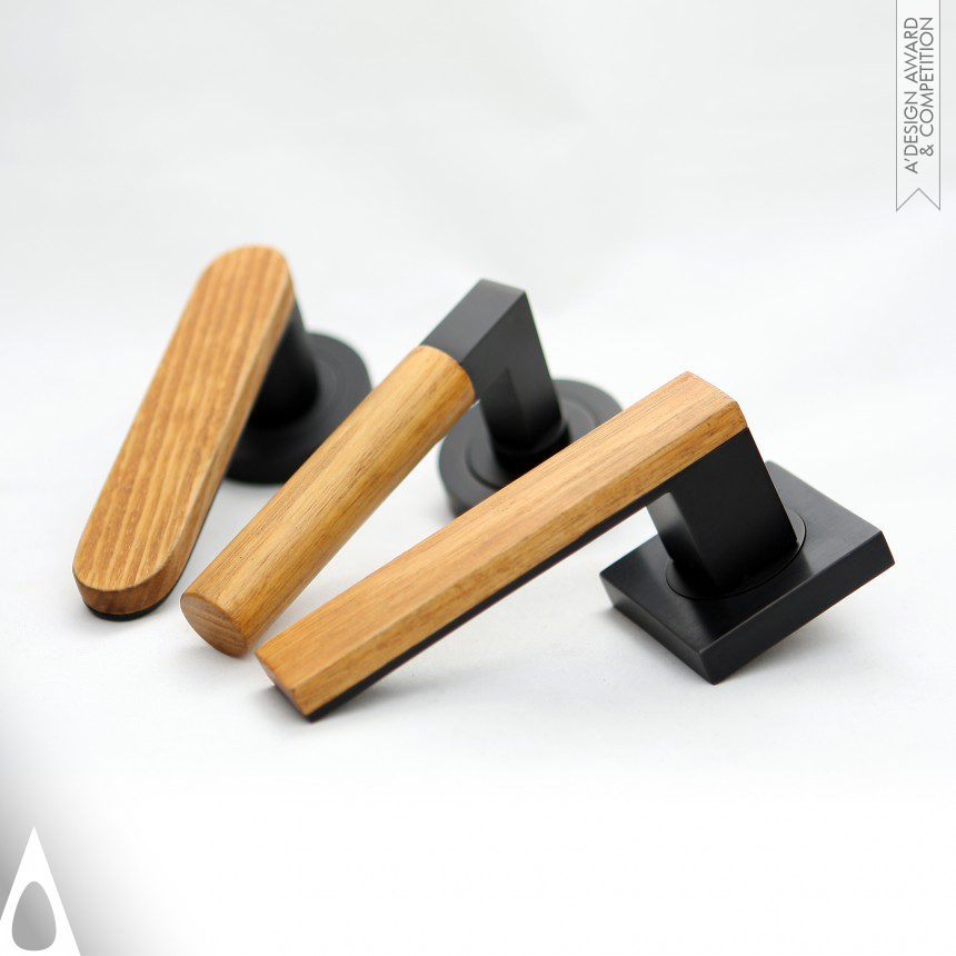 Joseph Dibenedetto and James Tsarouhas's Monte Timber Collection Door Handle