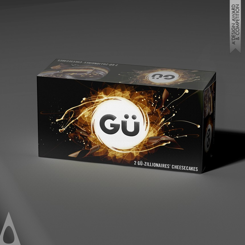 Bronze Packaging Design Award Winner 2017 Gü Puds Dessert packaging 