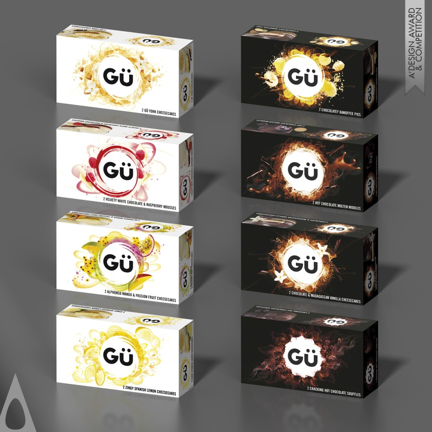 Gü Puds designed by Springetts Brand Design