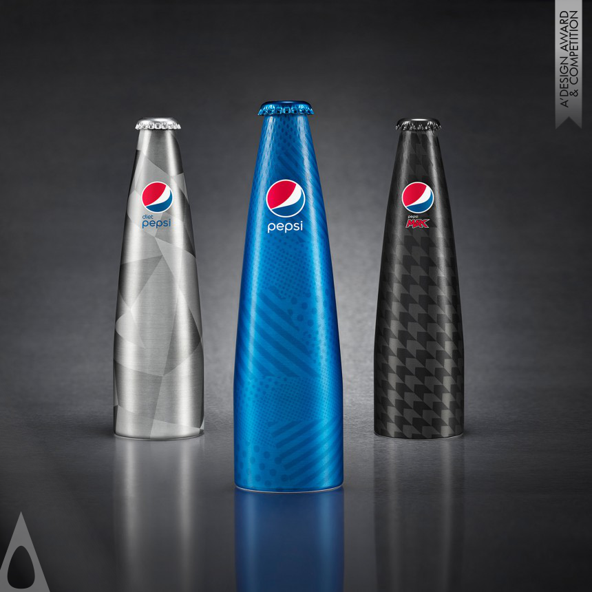 Platinum Packaging Design Award Winner 2017 Pepsi Prestige Aluminum Bottle 