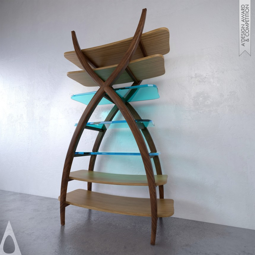 Aero Bookcase - Iron Furniture Design Award Winner