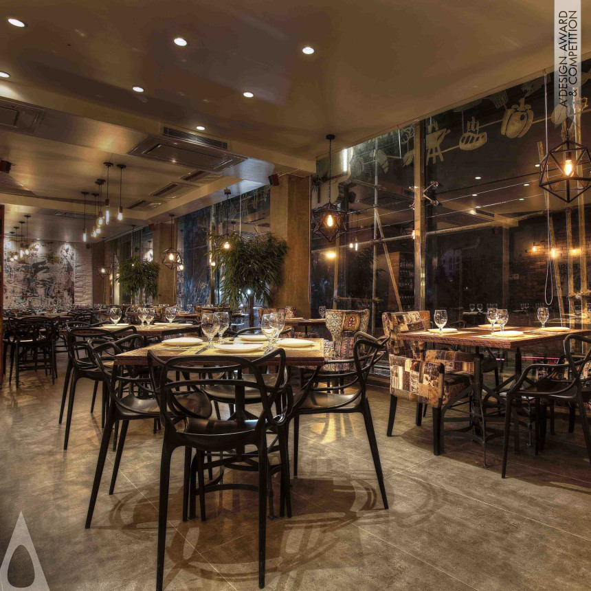 Giovanni Restaurant - Iron Interior Space and Exhibition Design Award Winner