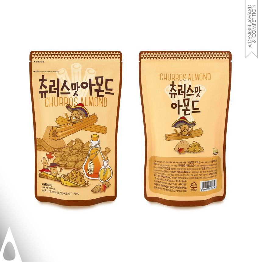 Nuts Snack Series designed by Yang Jung Eun - Gaenyeom Gongam Studio