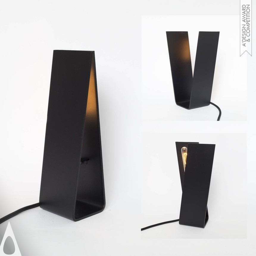 Iron Lighting Products and Fixtures Design Award Winner 2017 Plié Lamp 