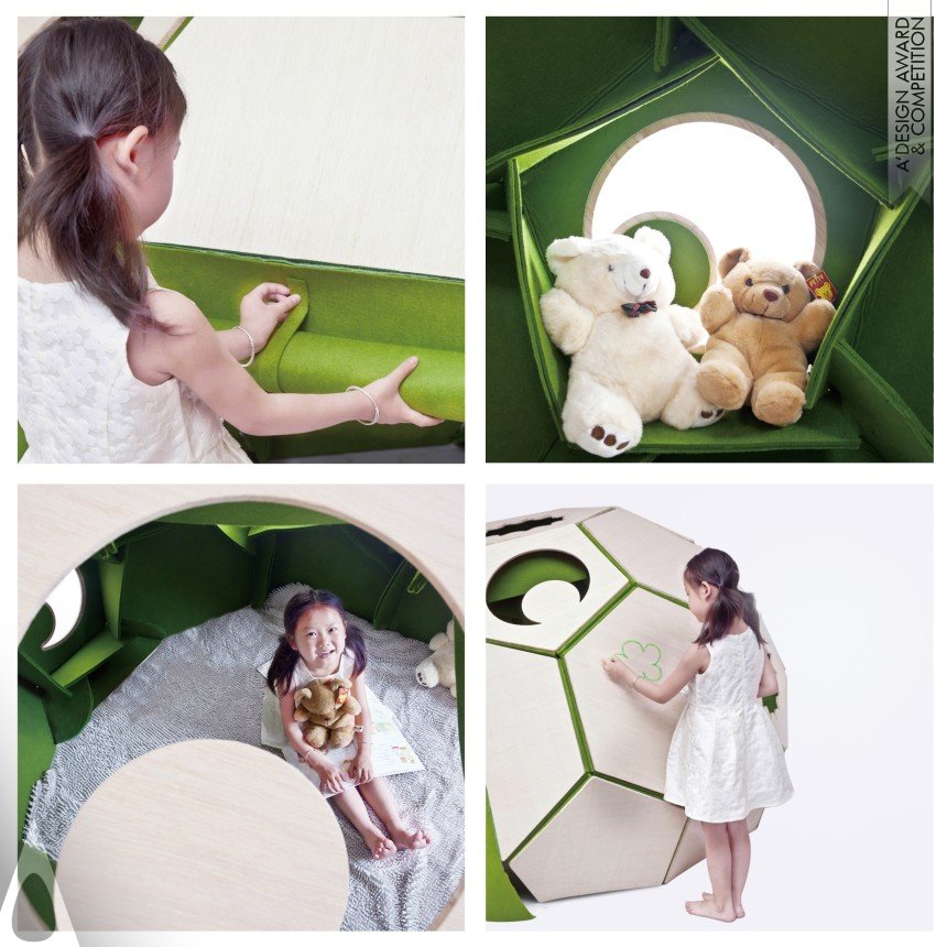 Wu Tong Design Team of ZZULI's Moon House Children tent